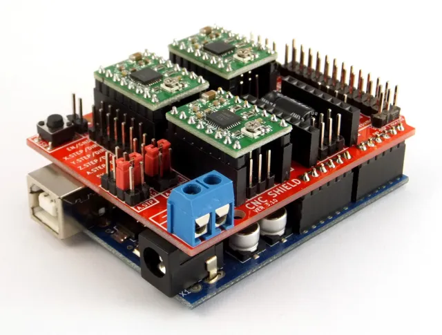 Arduino CNC Shield V3 （A4988）步进电机驱动扩展板-RoboticsCV